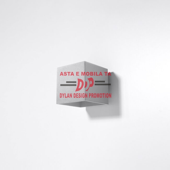 Lampă de perete QUAD 1 gri