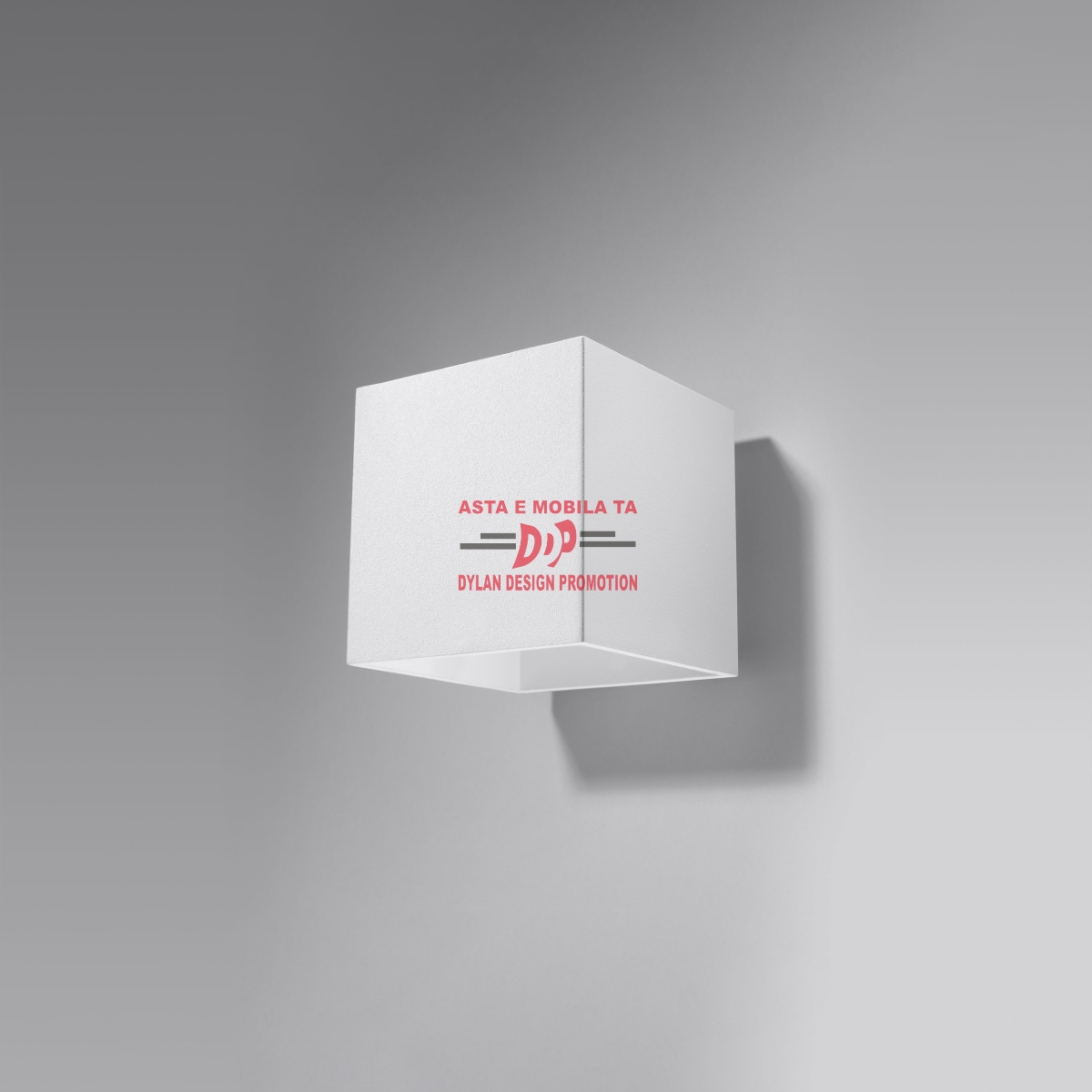 Lampă de perete QUAD 1 alb