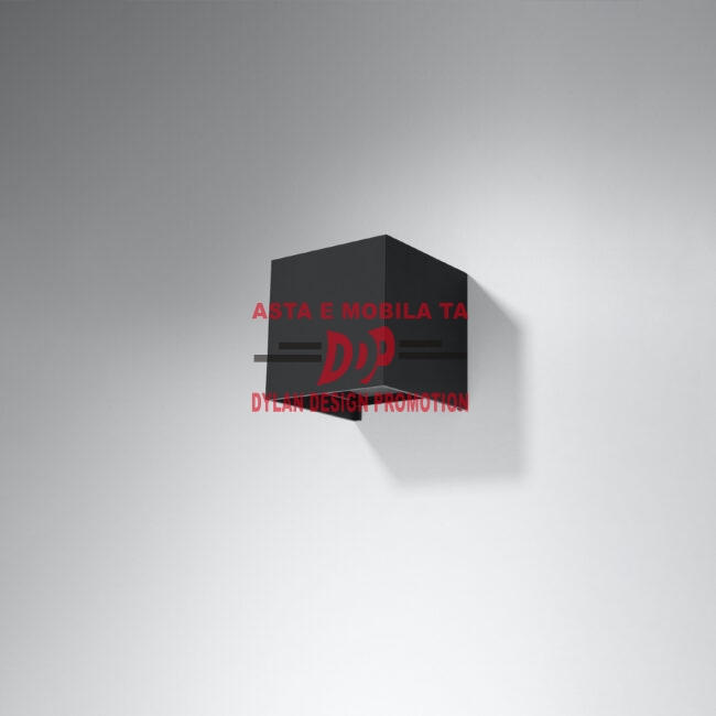 Lampă de perete LUCA negru LED IP54