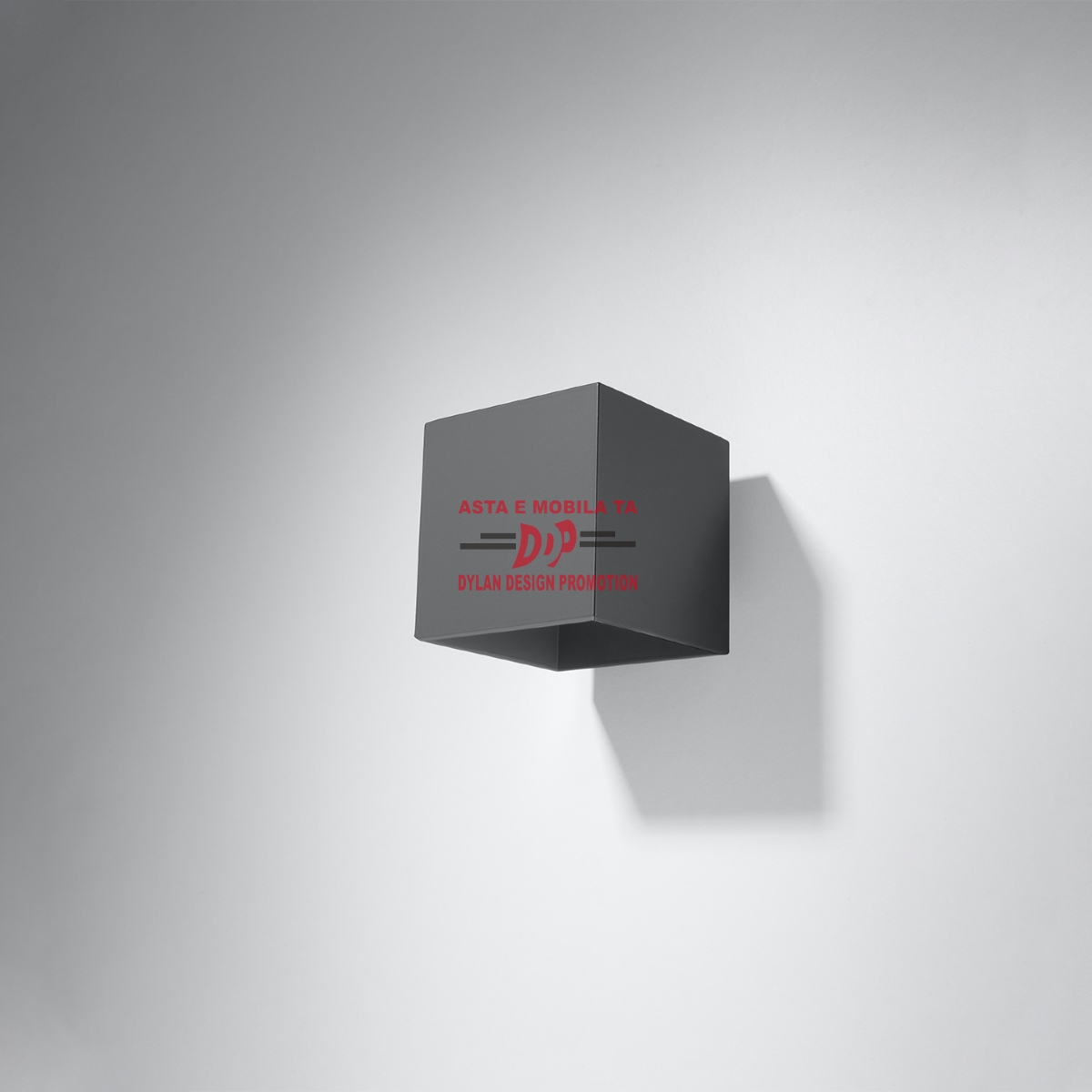 Lampă de perete QUAD 1 antracit