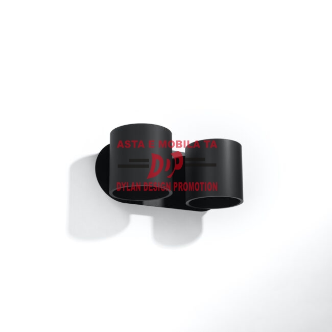 Lampă de perete ORBIS 2 negru