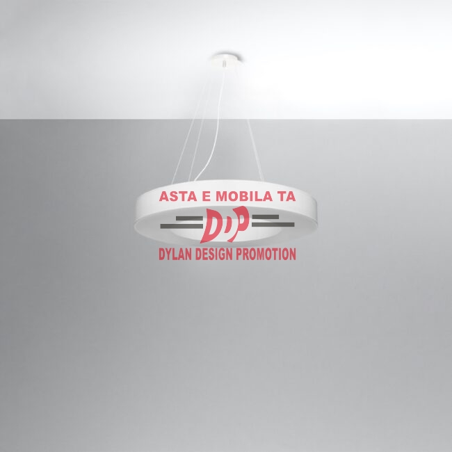 Candelabru SATURNO SLIM 70 alb