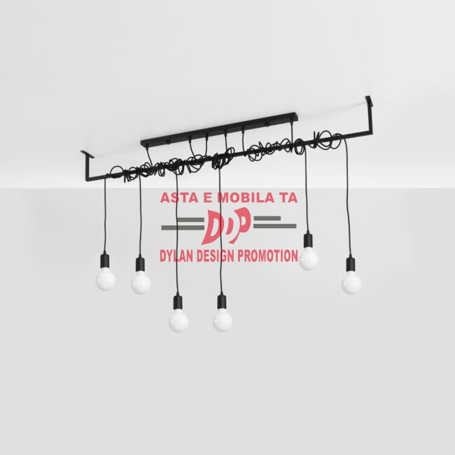 Candelabru SALAMANCA 6 negru