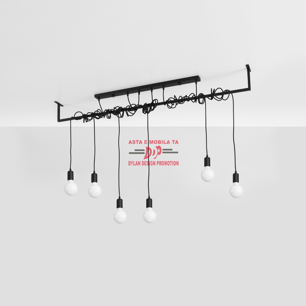 Candelabru SALAMANCA 6 negru