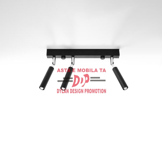 Plafonieră EYETECH 3 negru
