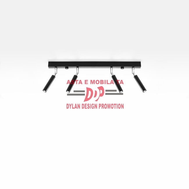 Plafonieră EYETECH 4 negru