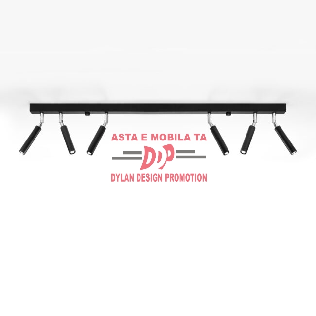 Plafonieră EYETECH 6 negru