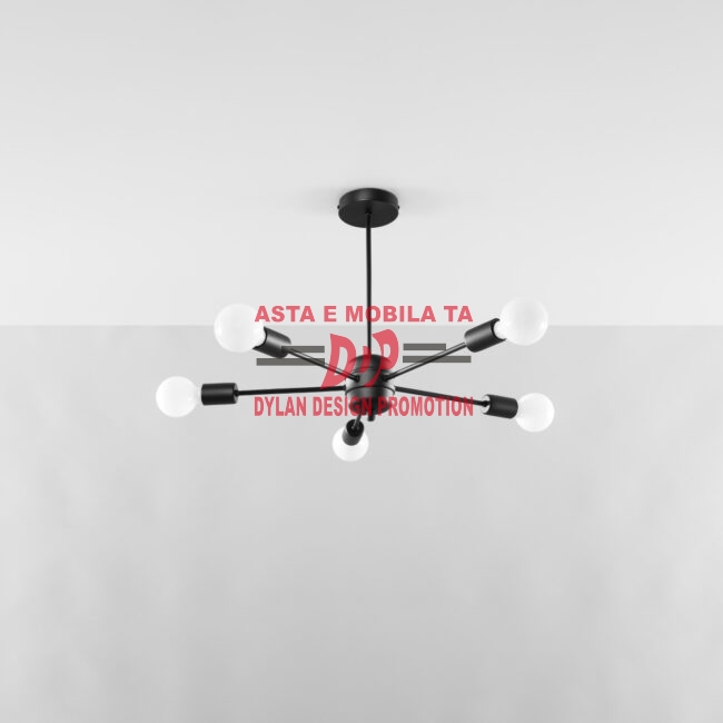 Candelabru LANGO 5 negru