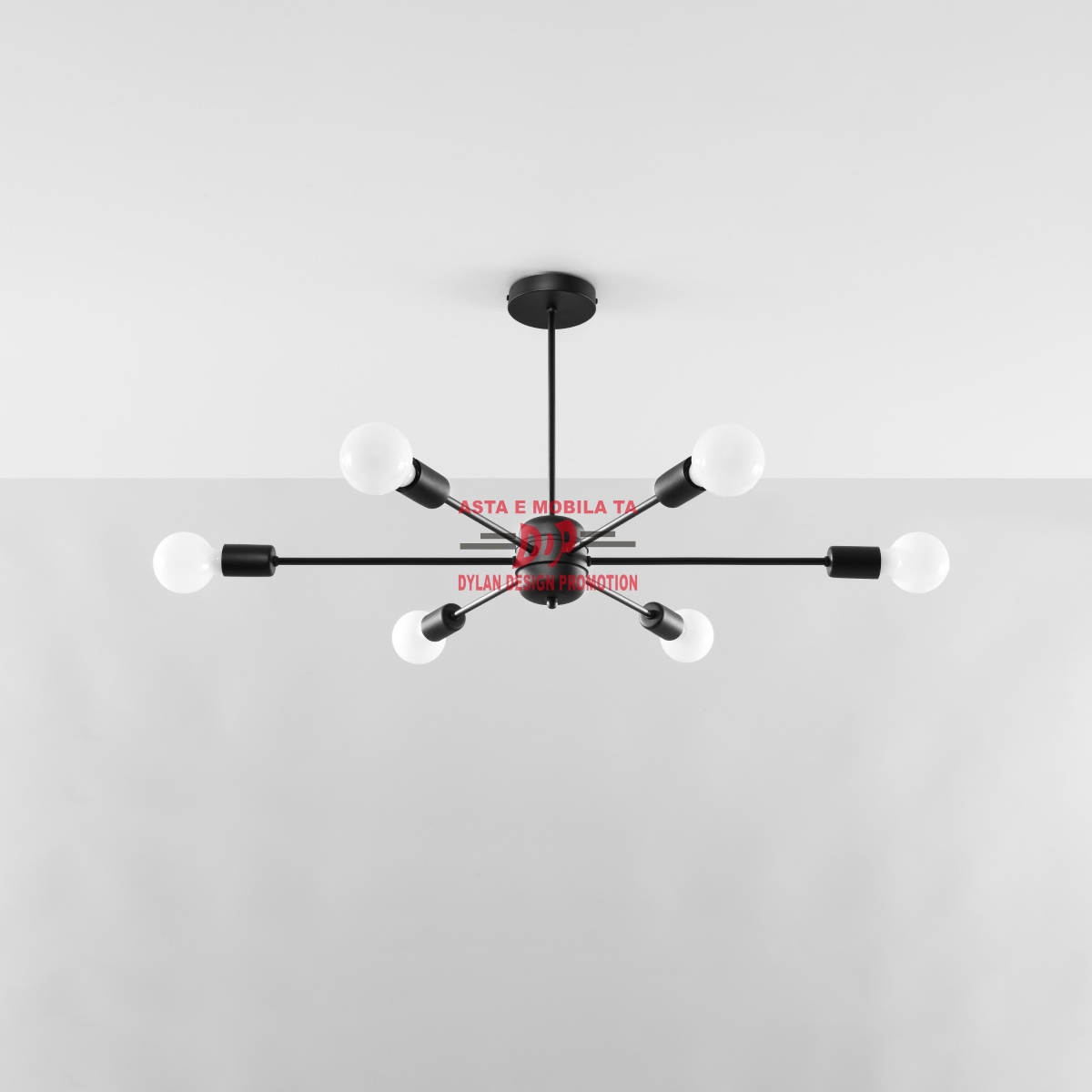 Candelabru LANGO 6 negru