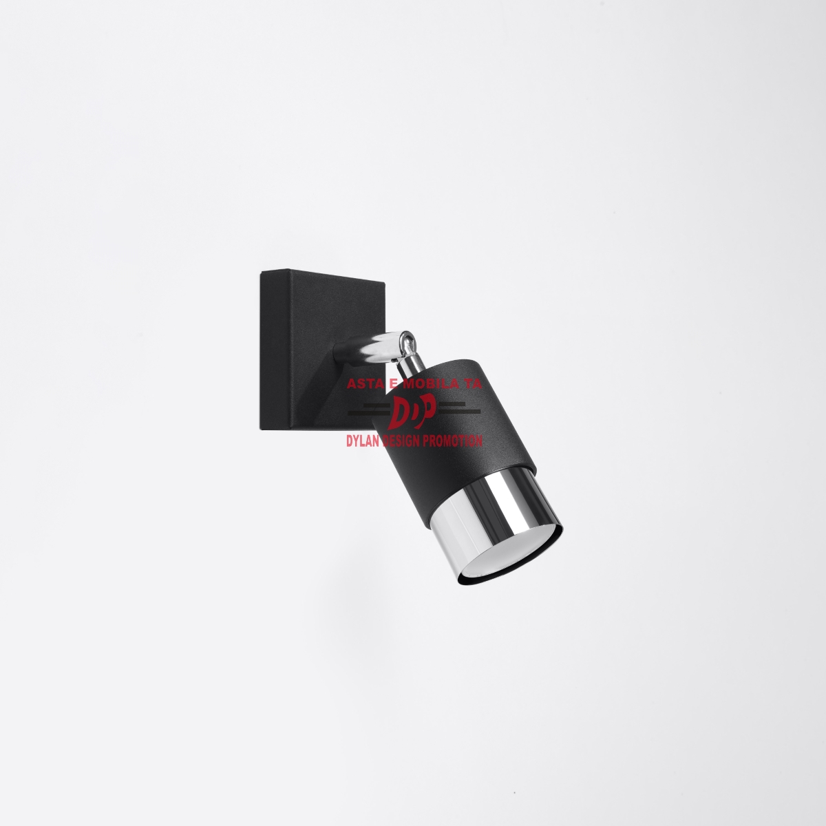Lampă de perete NERO negru/cromatic