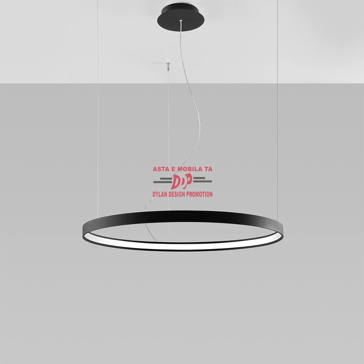 Candelabru RIO 78 negru 4000K
