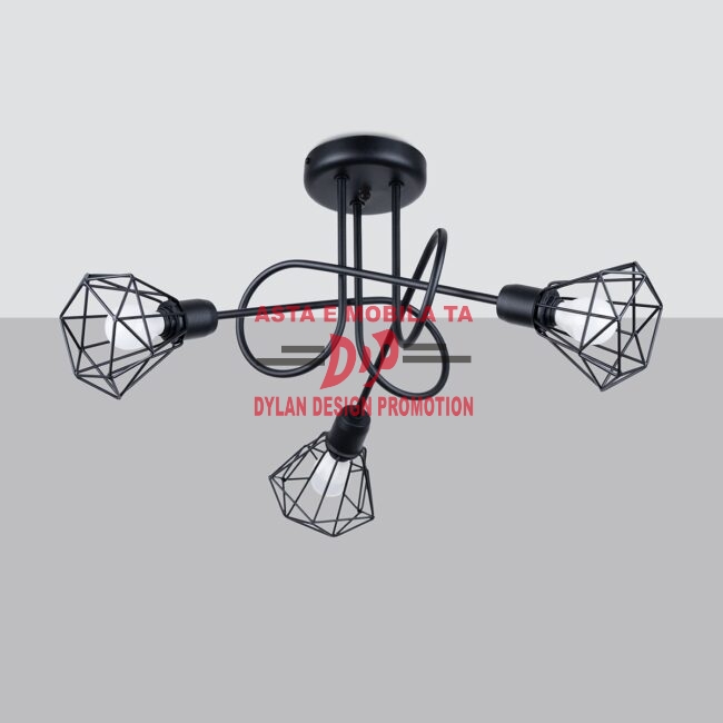 Candelabru ARTEMIS 3S negru