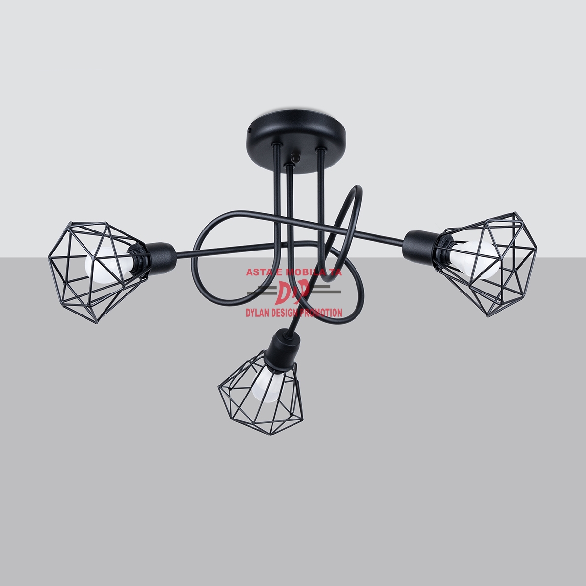 Candelabru ARTEMIS 3S negru