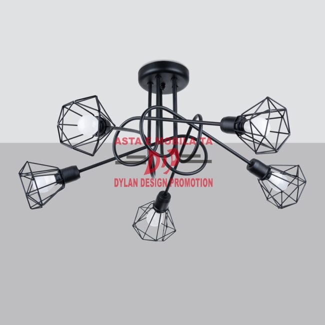 Candelabru ARTEMIS 5S negru