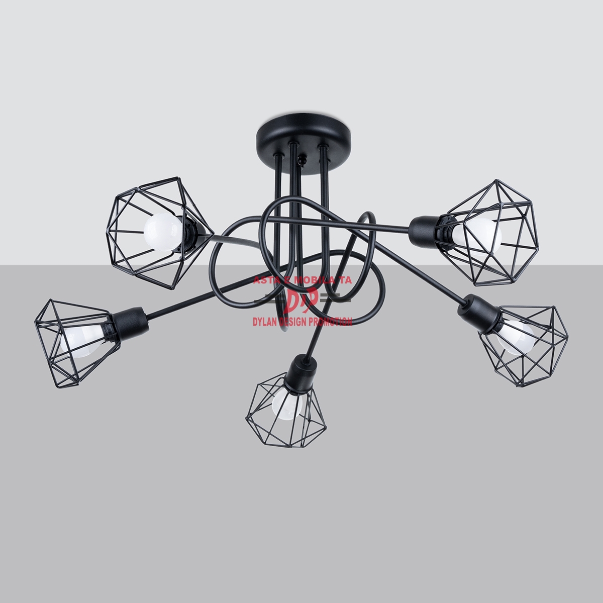 Candelabru ARTEMIS 5S negru
