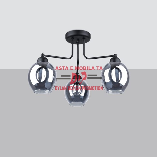 Candelabru FILLAN 3 negru
