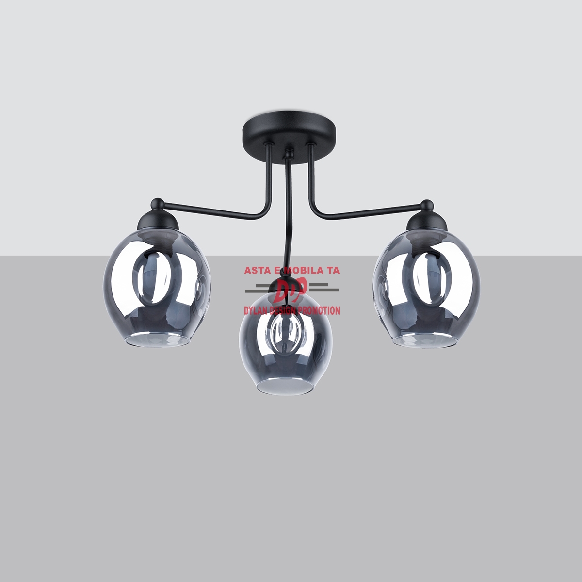 Candelabru FILLAN 3 negru