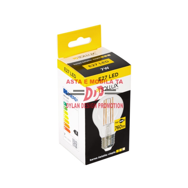 Bec LED E27 3000K 7W 760lm 7W 760lm