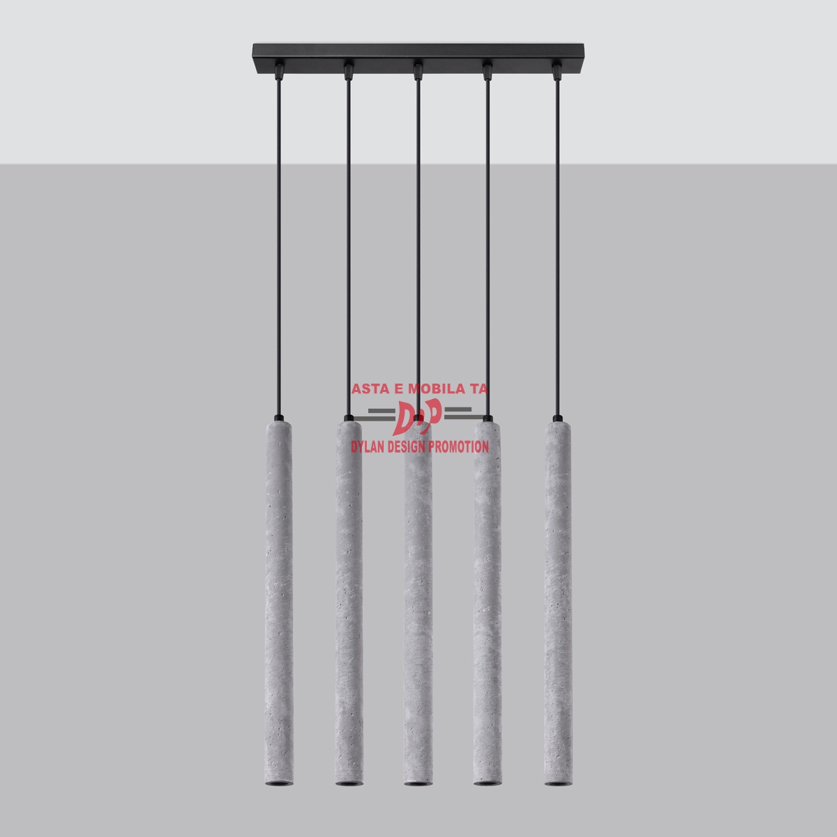 Lampă suspendată PASTELO 5L beton