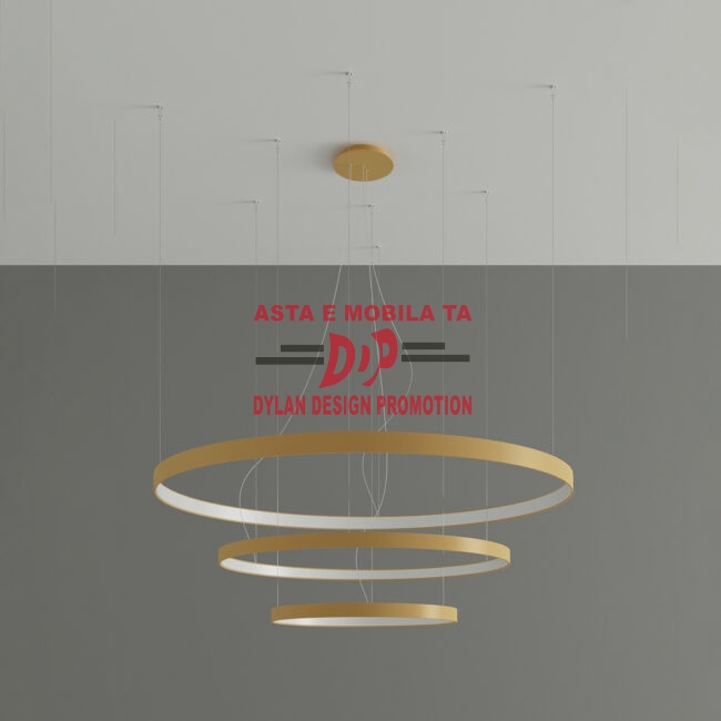 Candelabru RIO 3 55/78/110 auriu LED 3000K