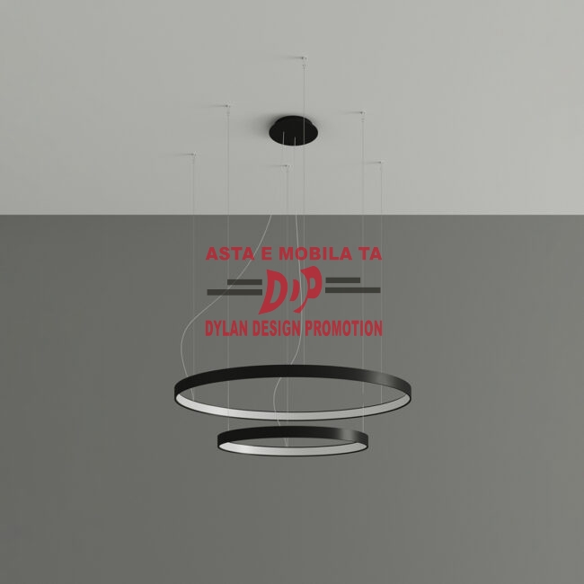 Candelabru RIO 2 55/78 negru LED 4000K