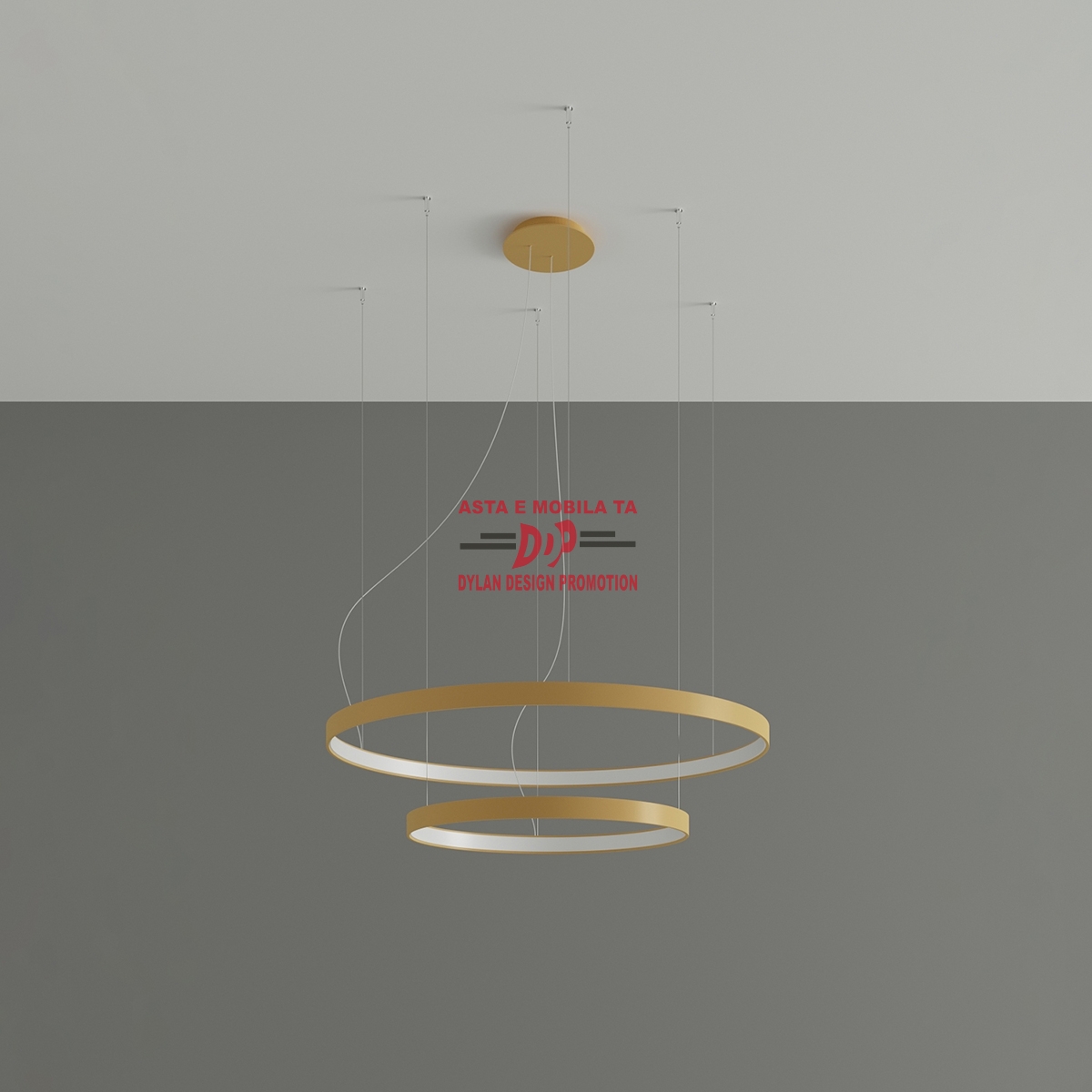 Lustră RIO 2 55/78 auriu LED 4000K