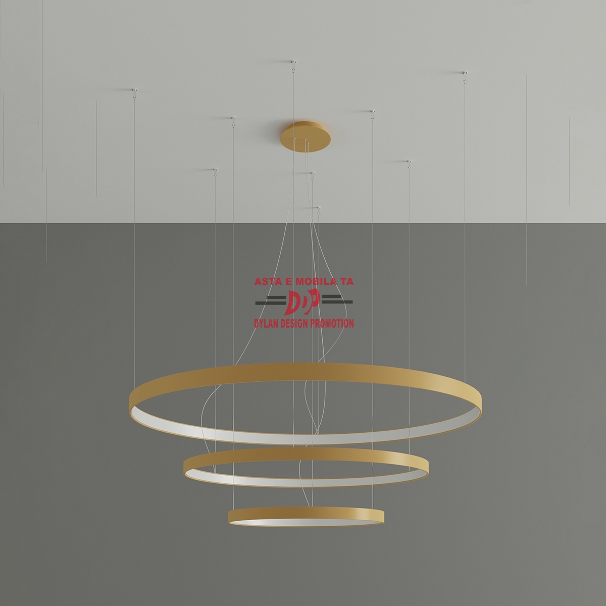Candelabru RIO 3 55/78/110 auriu LED 4000K